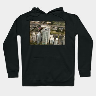 Aerial view of building, Myrtle beach Hoodie